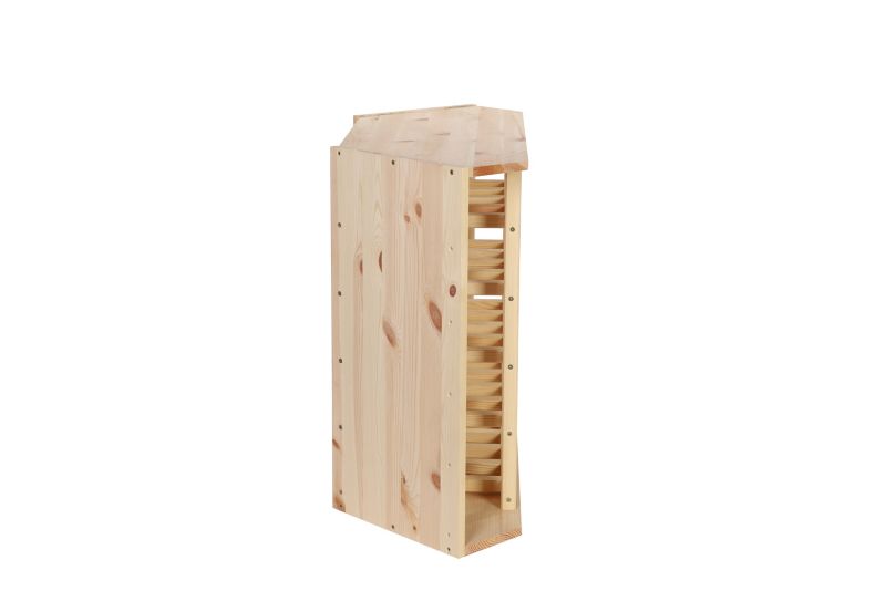 Stojak na wino MODO24 narożny 20 butelek naturalny 1 szt.