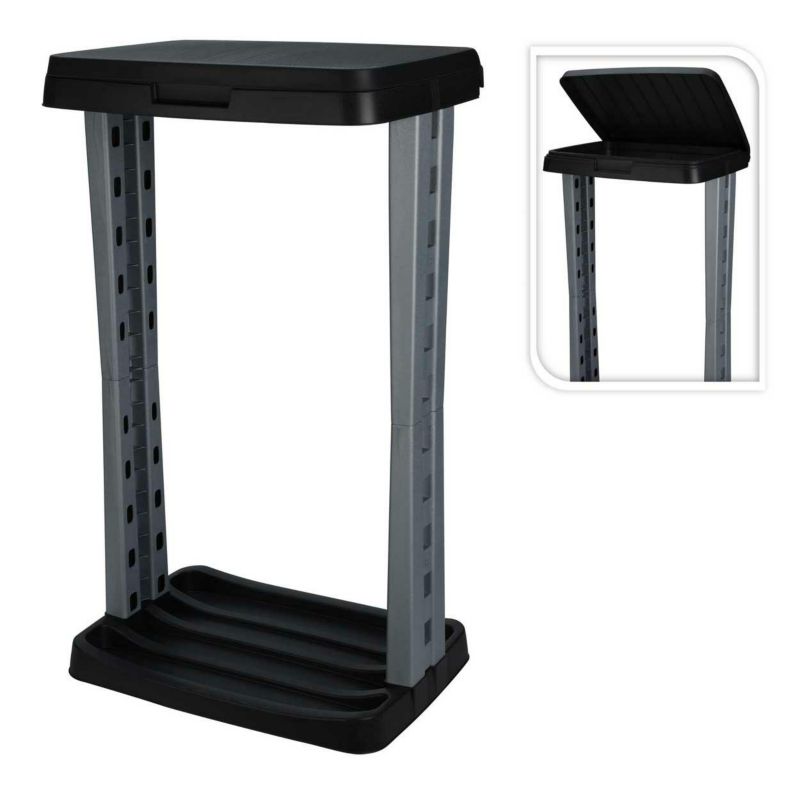 Stojak na worki na śmieci 60L Storage Solutions składany z pokrywą 43x31x9,5 cm 1 szt.
