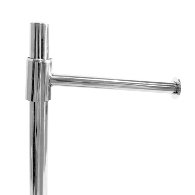 Stojak WC Estiva Round Chrome chromowany 3w1 uchwyt na papier rolki i szczotka WC 1 szt.