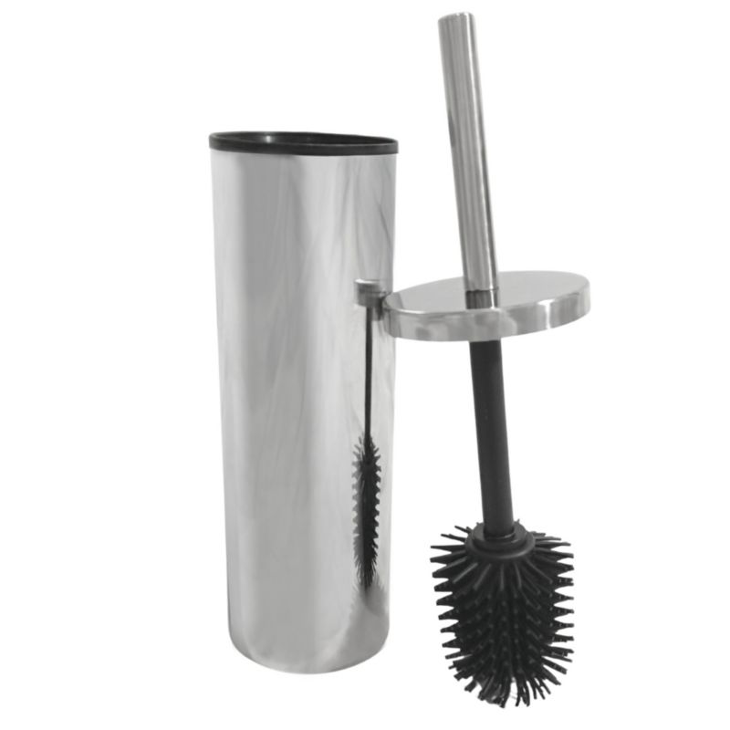 Stojak WC Estiva Round Chrome chromowany 3w1 uchwyt na papier rolki i szczotka WC 1 szt.