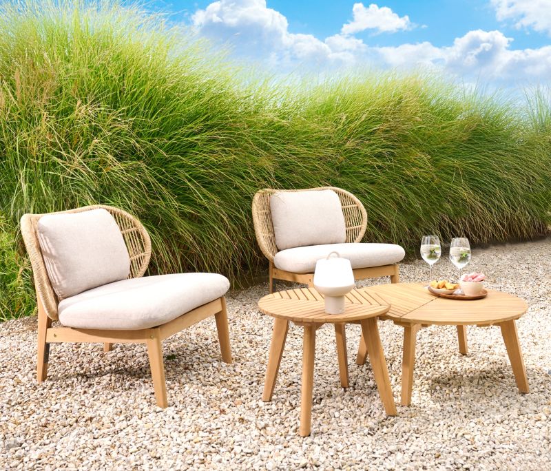 Stół okrągły GoodHome Hania 78 cm