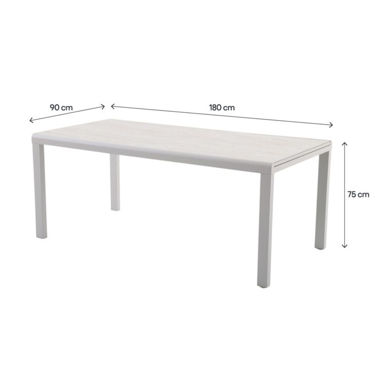 Stół rozkładany GoodHome Mallia 180-240 cm