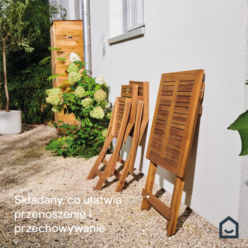 Stół składany GoodHome Lyco 60 x 60 x 75 cm