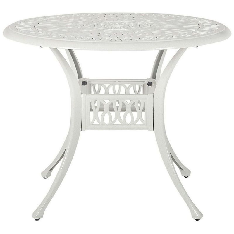 Stolik bistro Ancona 90 cm 90 cm Metal Złamana biel 1 szt.