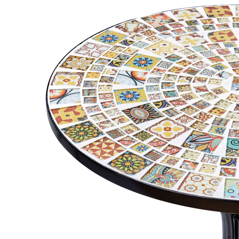 Stolik bistro Casario 60 cm 60 cm Czarny 1 szt.