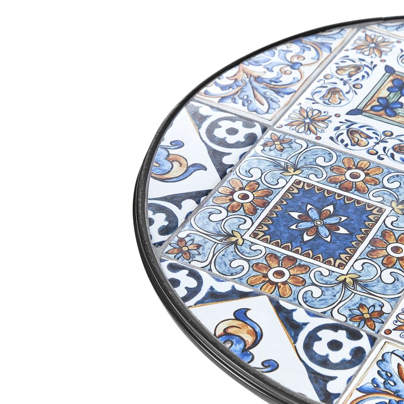 Stolik bistro Civita 60 cm 60 cm Metal Czarny 1 szt.