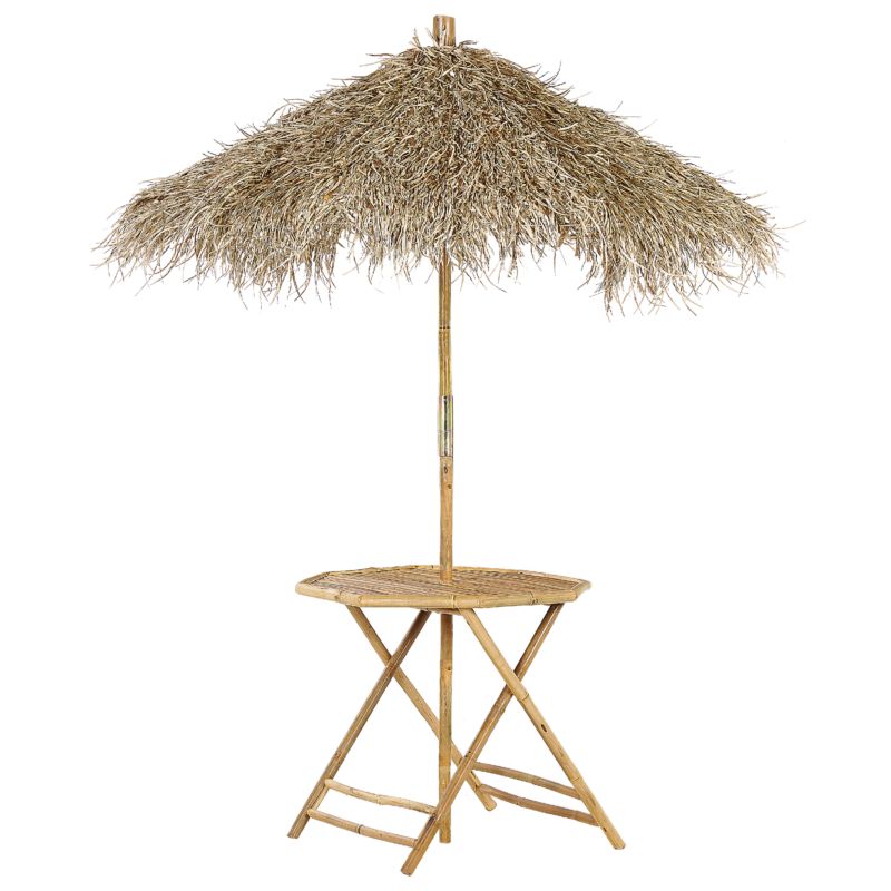 Stolik bistro Molise 85 cm 85 cm Bambus Jasnobrązowy 1 kpl