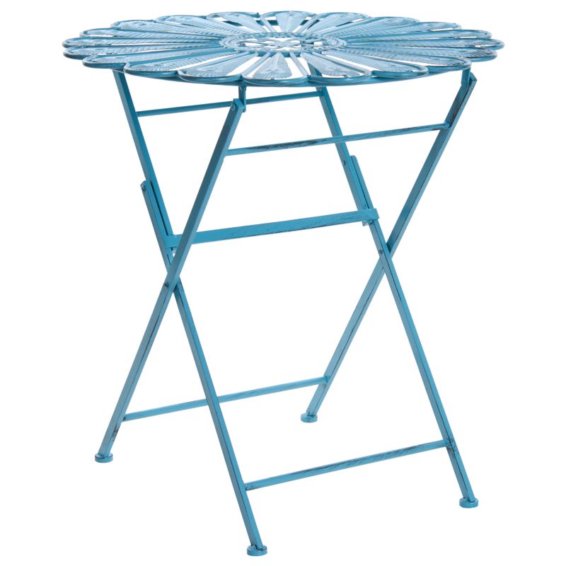 Stolik bistro Pavia 71 cm 71 cm Metal Niebieski 1 szt.