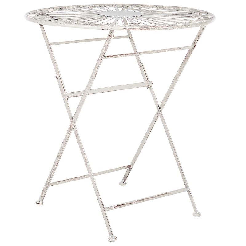 Stolik bistro Scafa 70 cm 70 cm Metal Biały 1 szt.