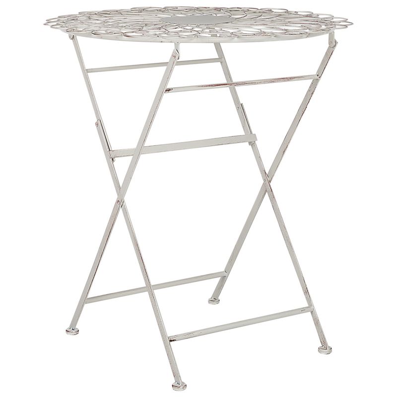Stolik bistro Stiffe 70 cm 70 cm Metal Biały 1 szt.