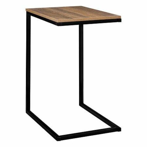 Stolik boczny Aliaj 5FIVE SIMPLY SMART stolik prostokątny metalowy z drewnianym blatem 45x35 cm do salonu 1 szt.