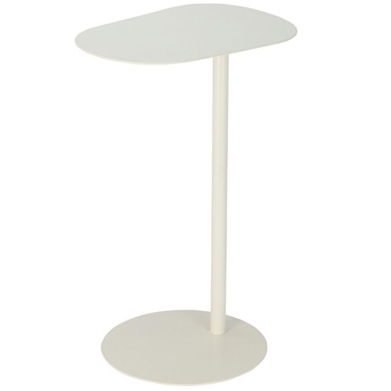 Stolik boczny H&S Decoration metalowy biały 35x25x53 cm 1 szt.