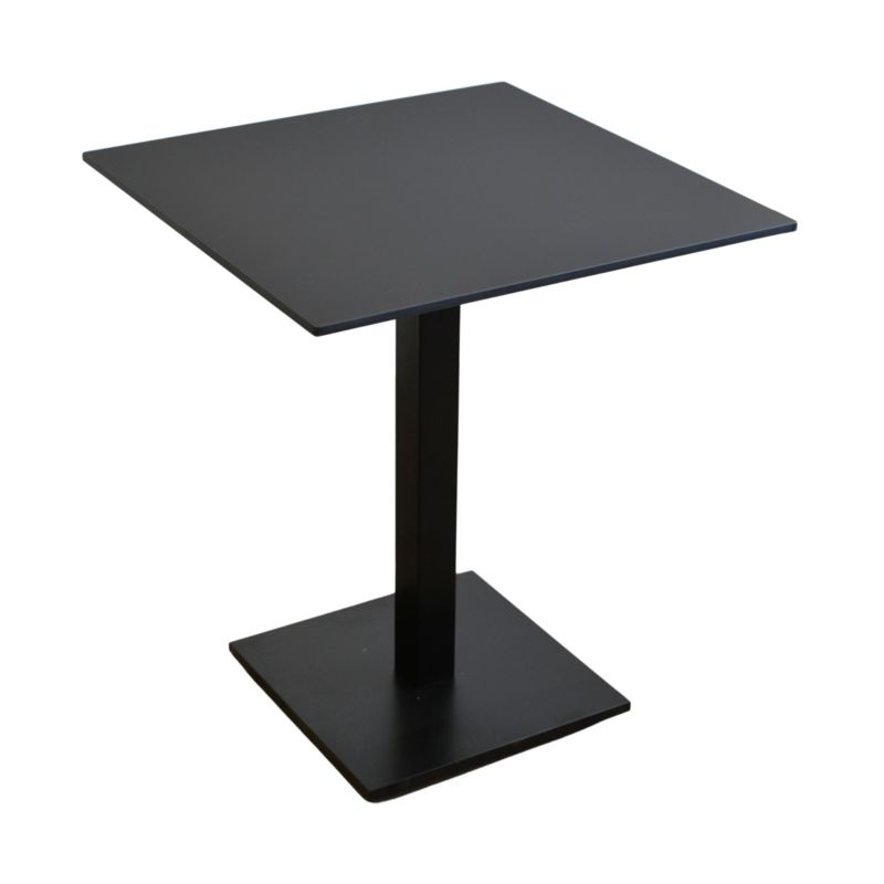 Stolik do kawiarni wodoodporny HPL 12mm 75x75cm Black Mat 1szt.