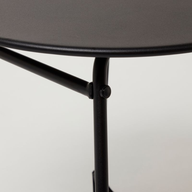 Stolik GoodHome Morillo 50 cm czarny