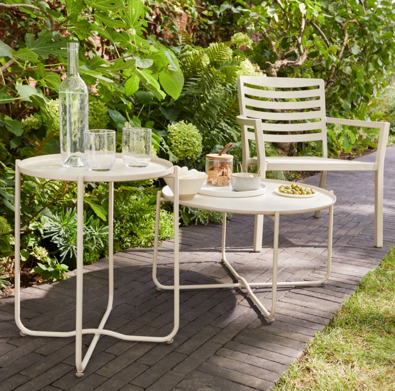 Stolik GoodHome Nova 65 cm beżowy