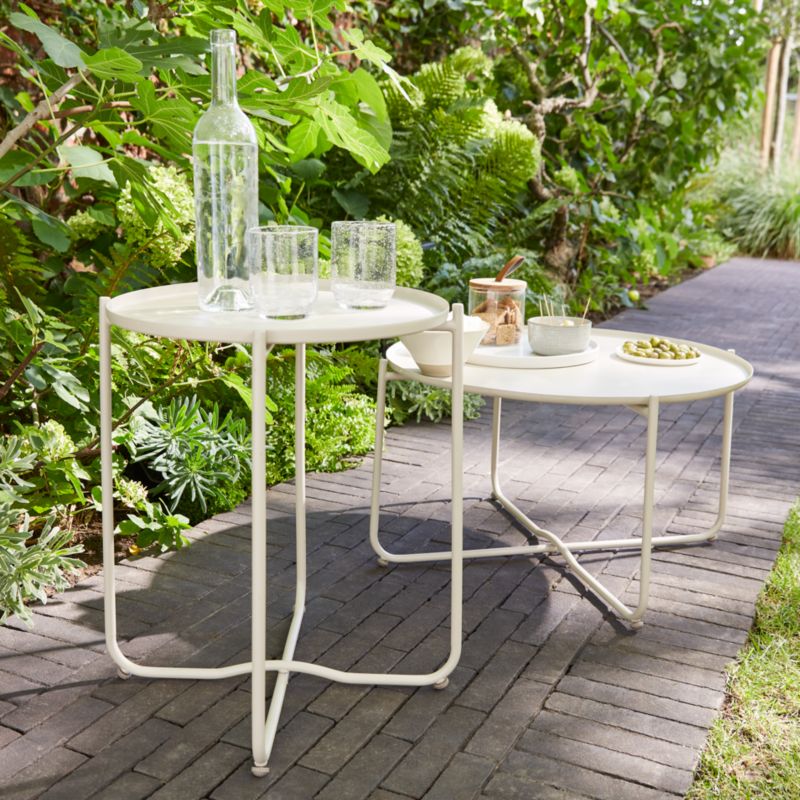 Stolik GoodHome Nova 65 cm beżowy