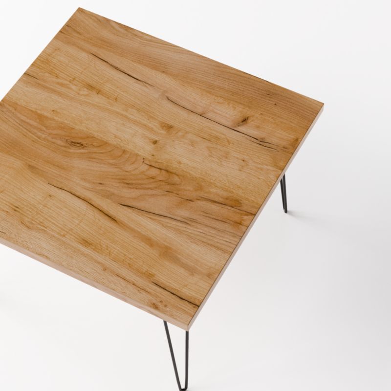 Stolik kawowy KOLM kwadratowy 68 x 68 cm VIDA Dąb Craft 1szt.