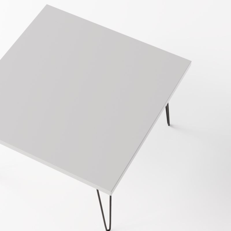 Stolik kawowy KOLM kwadratowy 68 x 68 cm VIDA Szary 1szt.
