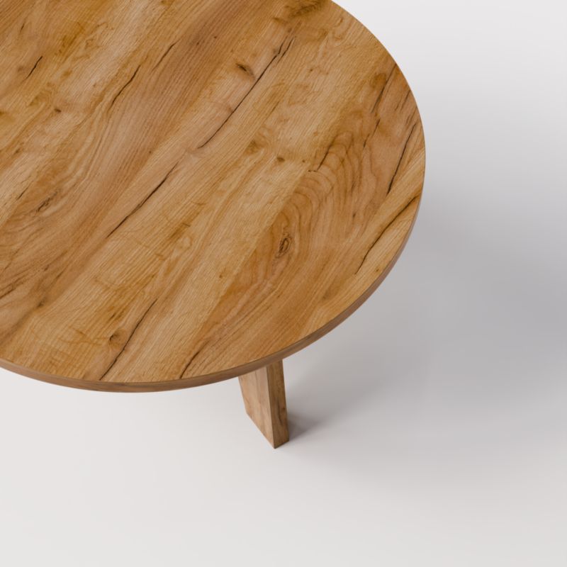 Stolik kawowy KOLM okrągły fi 90 cm ELLA Dąb Craft 1szt.