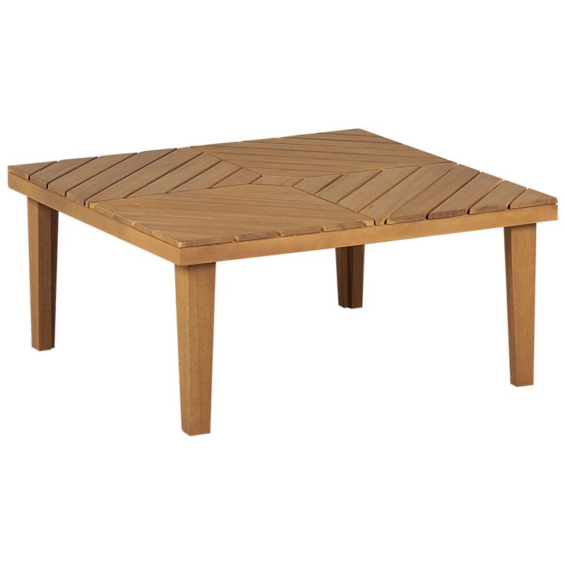 Stolik kawowy ogrodowy Baratti 70 cm 70 cm Drewno akacjowe Brązowy 1 szt.