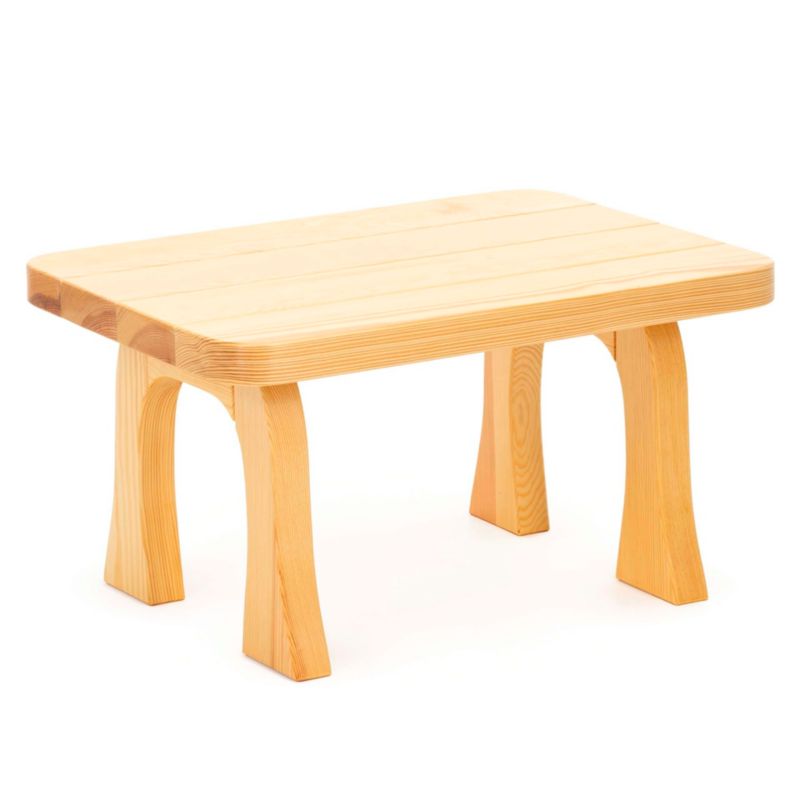 Stolik kawowy Springos drewniany 65x48cm prostokątny ława impregnowana 1 szt.