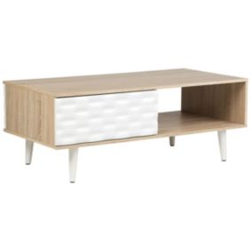 Stolik kawowy Swansea Jasne drewno 1 szt.