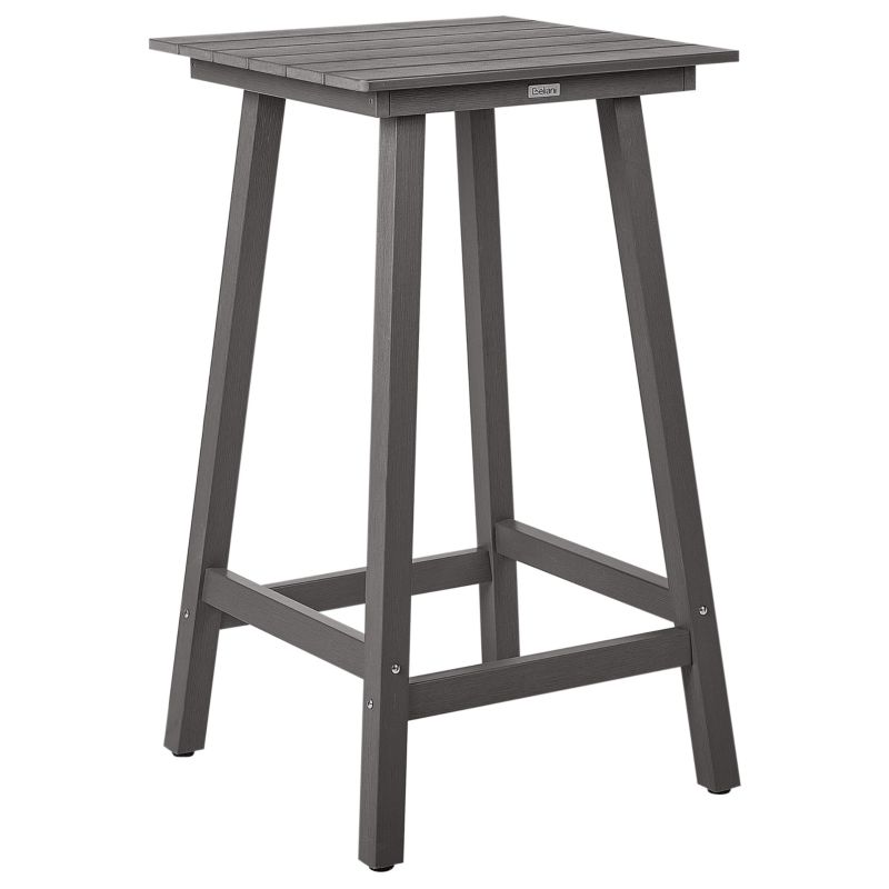 Stolik ogrodowy barowy Adirondack 60 cm 59 cm Materiał syntetyczny Ciemnoszary 1 szt.