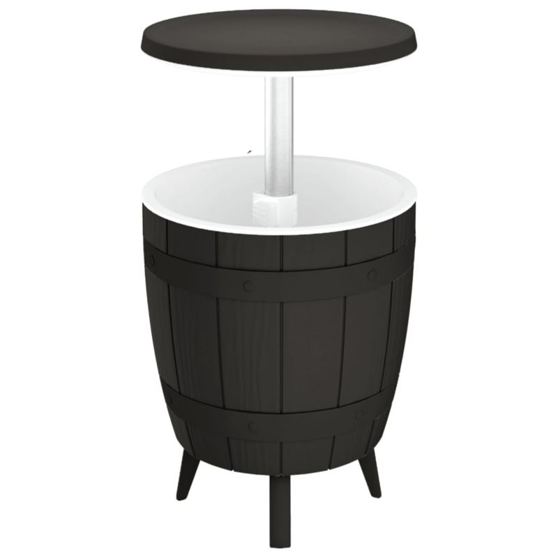 Stolik ogrodowy pomocniczy WaszeMeble czarny WM-364159 1 szt.