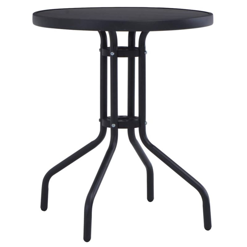 Stolik ogrodowy pomocniczy WaszeMeble z metalu czarny WM-47253 1 szt.
