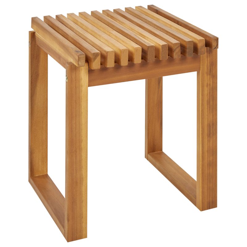 Stolik pomocniczy ogrodowy Bellano 35 cm 40 cm Drewno akacjowe Brązowy 1 szt.