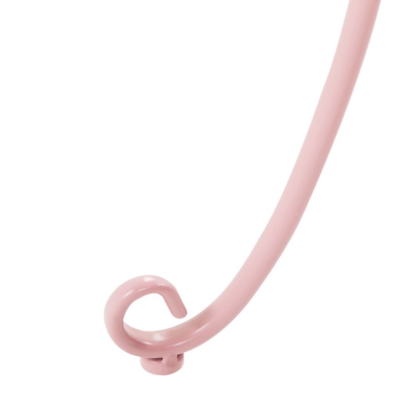 Stolik pomocniczy ogrodowy Cavinia 40 cm 40 cm Metal Różowy 1 szt.