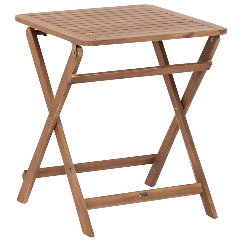 Stolik pomocniczy ogrodowy Paraggi 60 cm 60 cm Certyfikowane drewno akacjowe Brązowy 1 szt.