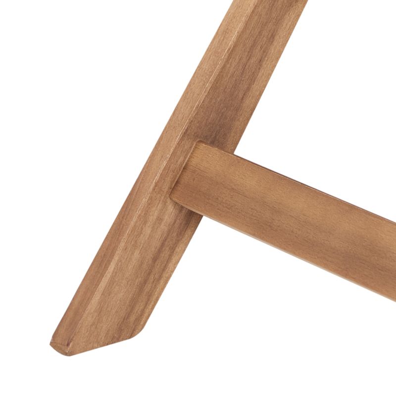 Stolik pomocniczy ogrodowy Składane Paraggi 60 cm 60 cm Certyfikowane drewno akacjowe Brązowy 1 szt.