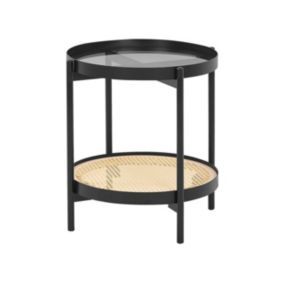 Stolik pomocniczy Reno Metal Czarny 1 szt.