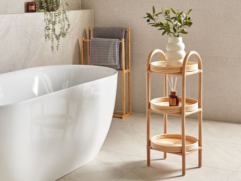 Stolik pomocniczy Troolie Rattan Naturalny 1 szt.