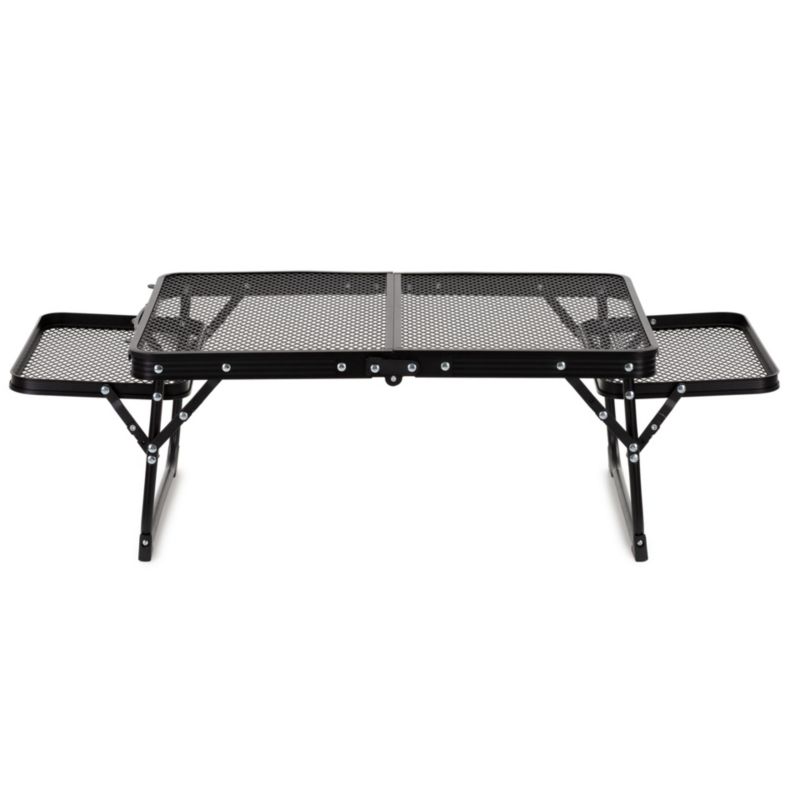 Stolik Springos turystyczny na piknik, składany stół kempingowy, biwak 89x40x27 cm czarny 1 szt.