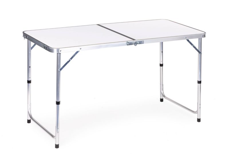 Stolik turystyczny MultiGarden składany 120x60 cm biały 1 szt.
