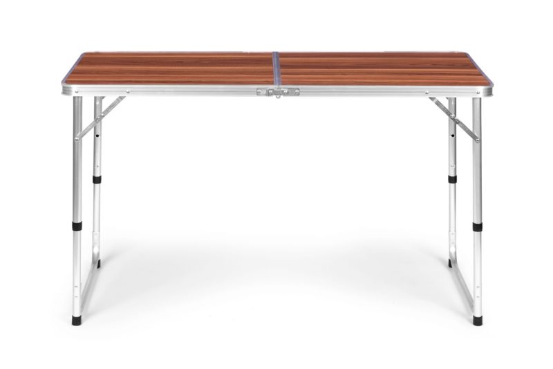 Stolik turystyczny MultiGarden składany 120x60 cm brązowy 1 szt.