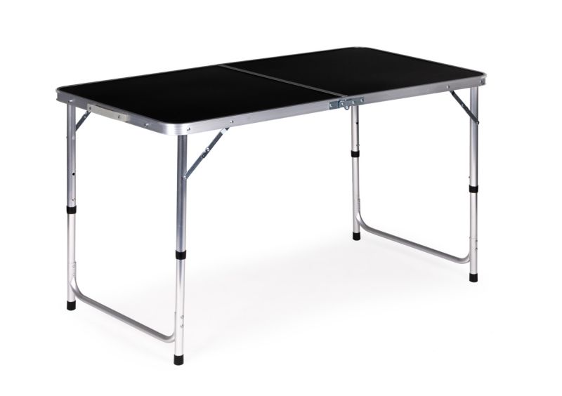 Stolik turystyczny MultiGarden składany 120x60 cm czarny 1 szt