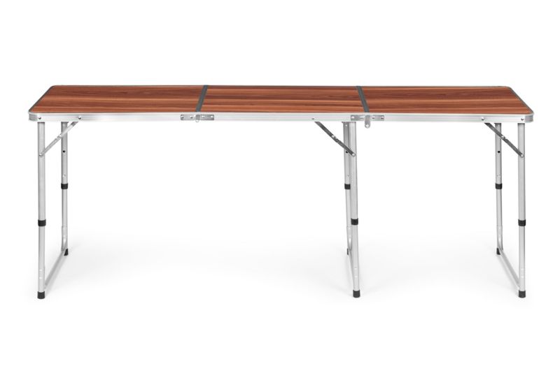 Stolik turystyczny MultiGarden składany 180x60 cm brązowy 1 szt.