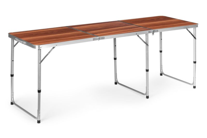Stolik turystyczny MultiGarden składany 180x60 cm brązowy 1 szt.