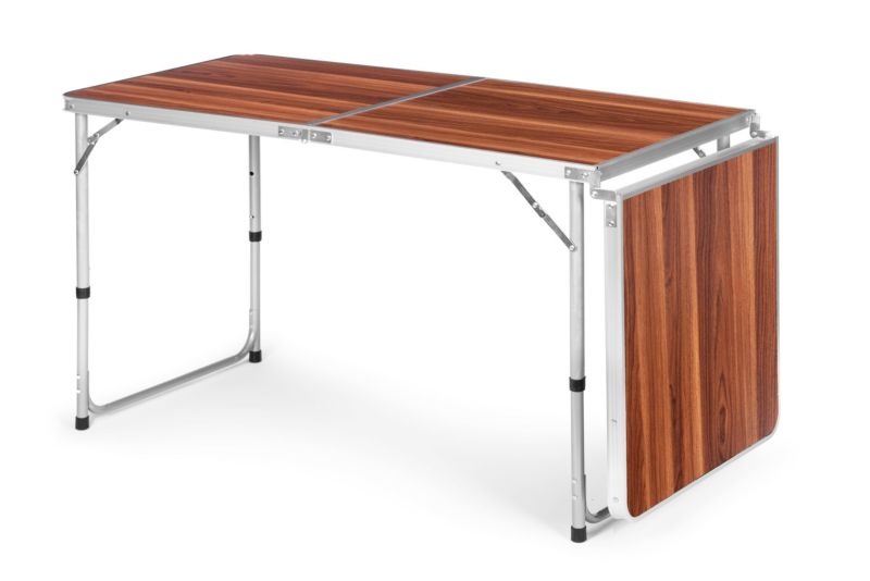 Stolik turystyczny MultiGarden składany 180x60 cm brązowy 1 szt.