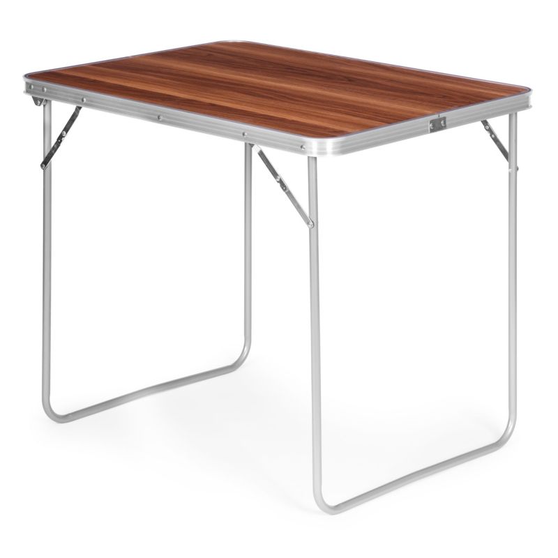 Stolik turystyczny MultiGarden stół piknikowy składany 80x60 cm brązowy 1 szt.