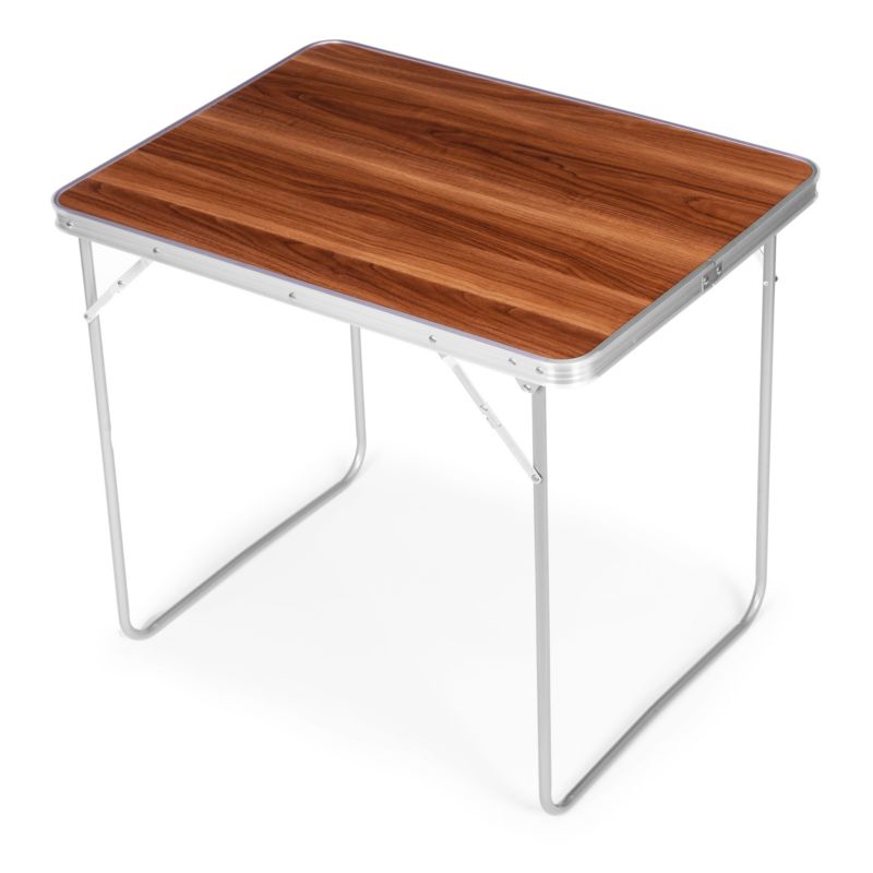 Stolik turystyczny MultiGarden stół piknikowy składany 80x60 cm brązowy 1 szt.