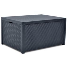 Stolik ze schowkiem Keter Arica 79x59x42cm Grafitowy 1 szt.