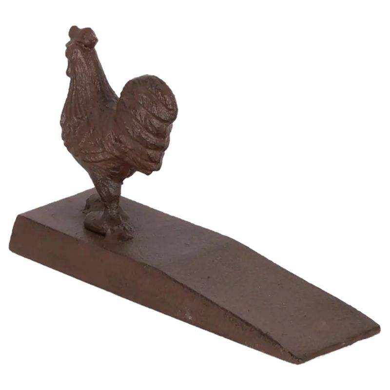 Stoper do drzwi Esschert Design ozdobny żeliwny  z kogutem 1 szt.