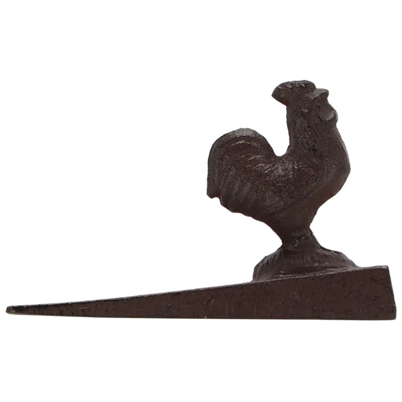 Stoper do drzwi Esschert Design ozdobny żeliwny  z kogutem 1 szt.