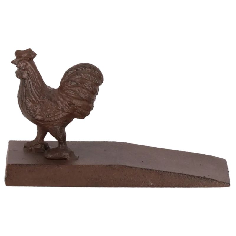 Stoper do drzwi Esschert Design ozdobny żeliwny  z kogutem 1 szt.