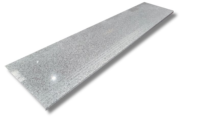 Stopnica granitowa Tiles szara poler ryflowana G603 150x33x2 cm 1 szt.