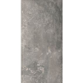 Stopnica klinkierowa Octane Paradyż 30 x 60 cm grafitowa
